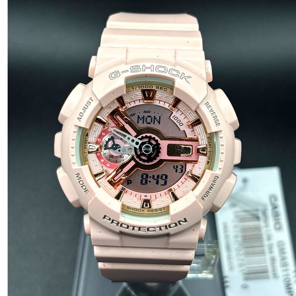 Casio G-Shock GMA-S110MP-4A1 Pink Analog Digital Women’s Watch NIBWT - Picture 7 of 17